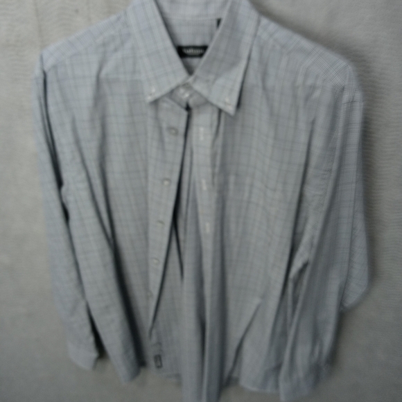Van Heuson men's long sleeve button front cotton/p - Picture 2 of 7